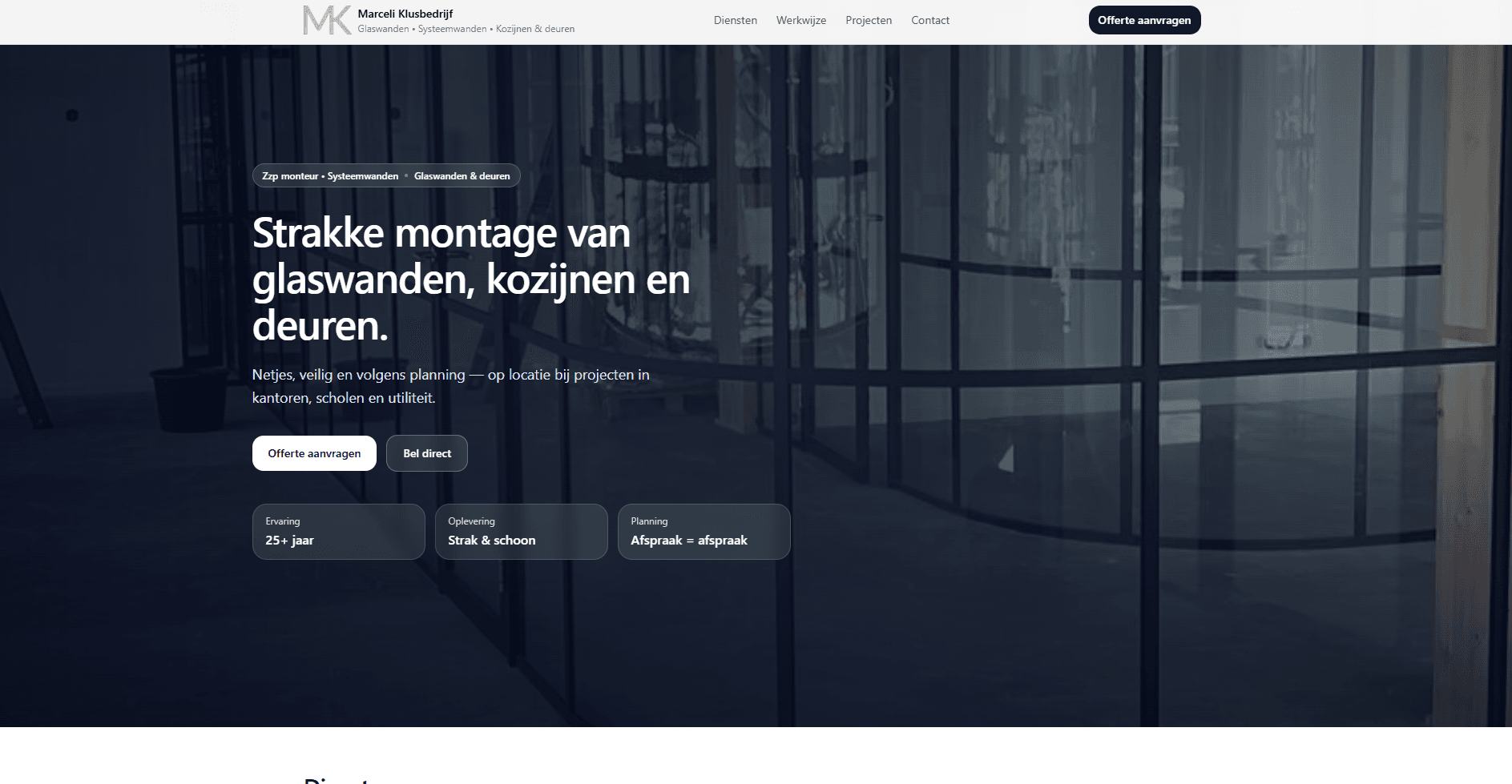 Website Marceli Klusbedrijf