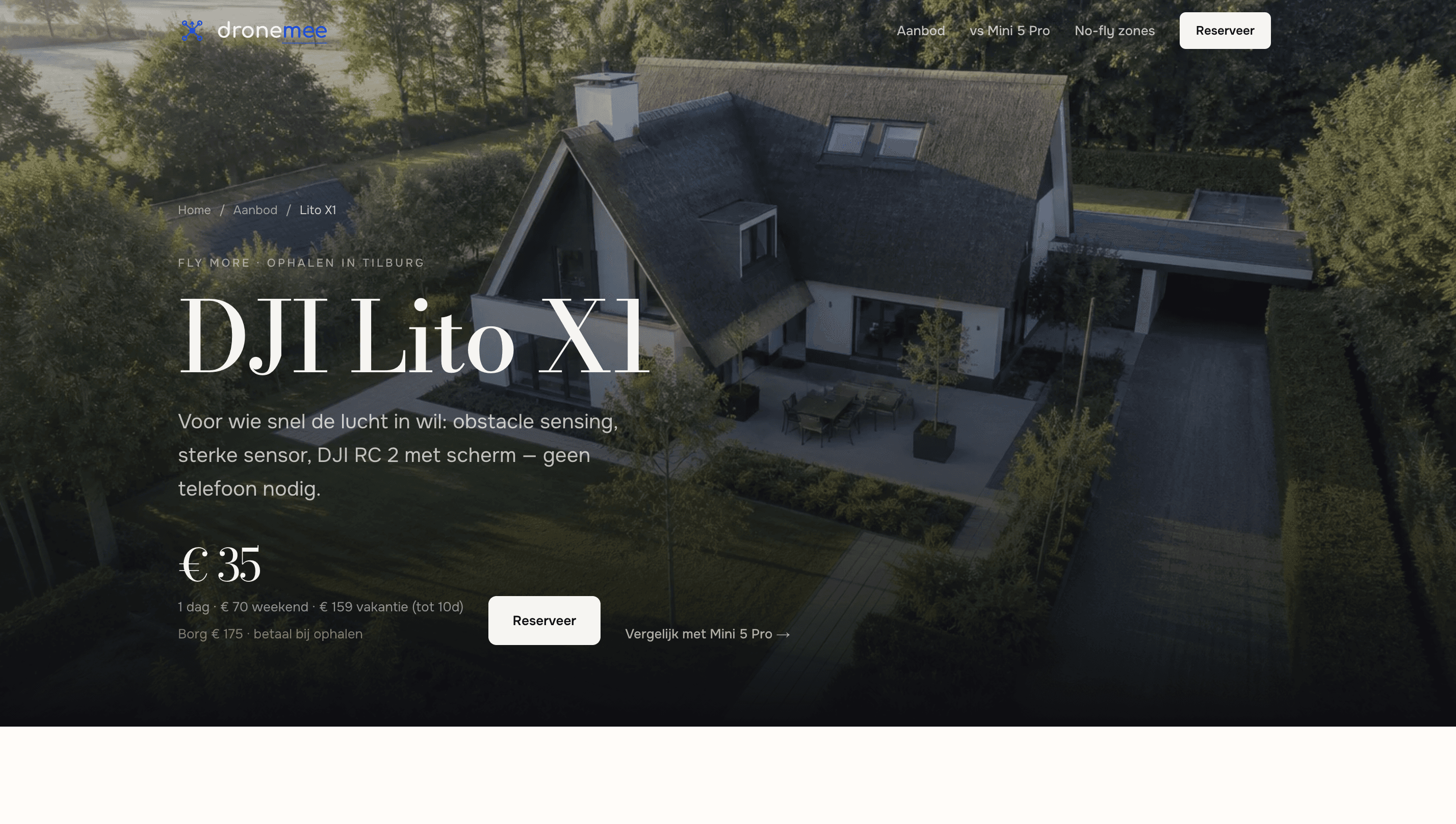 lito-x1 pagina dronemee